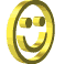 3d rotating smiley face